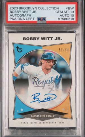 2023 Topps Brooklyn Collection - Bobby Witt Jr- PSA 10/10 - POP 1