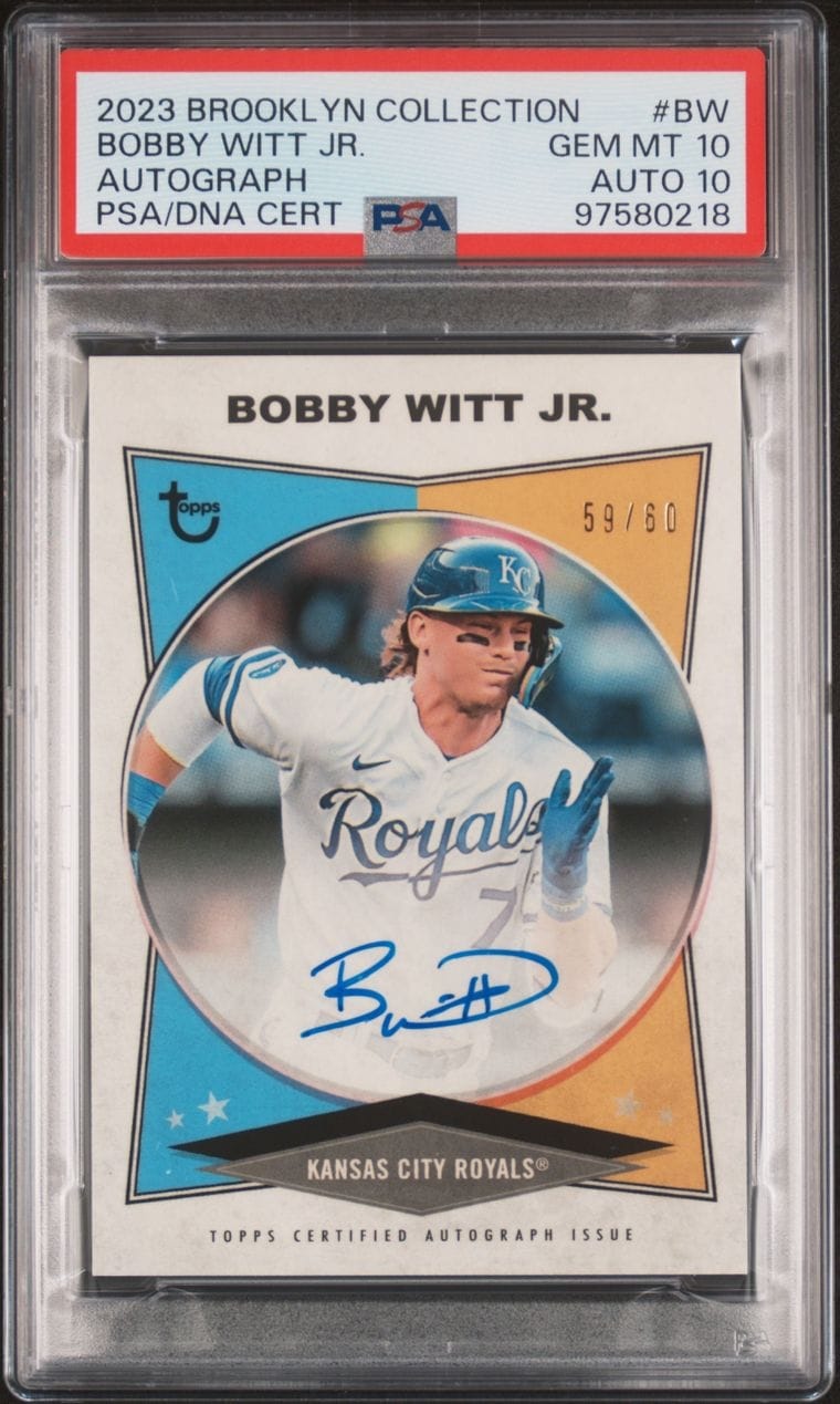 2023 Topps Brooklyn Collection - Bobby Witt Jr- PSA 10/10 - POP 1
