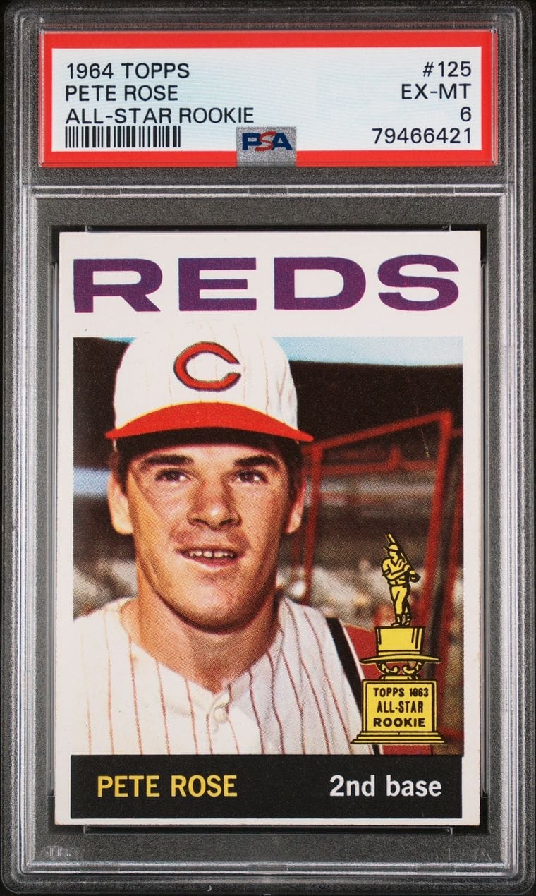 1964 Topps All-Star Rookie Pete Rose #125 - PSA 6
